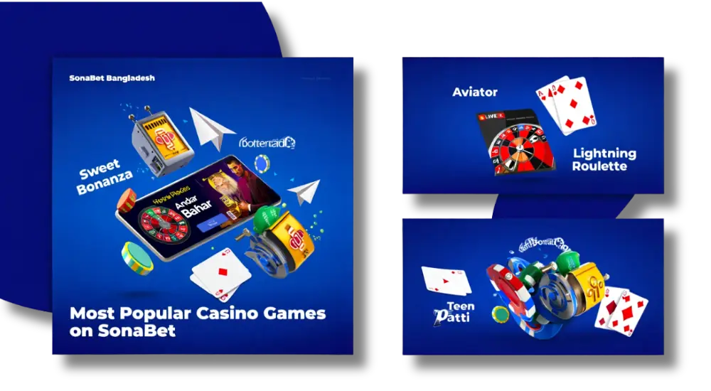 Most Popular Casino Games on SonaBet